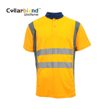 Hi Vis Polos reflectantes de seguridad naranja